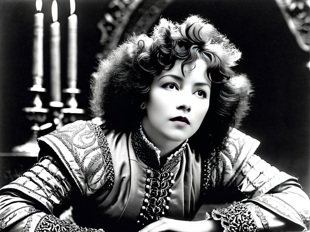 Сара Бернар в роли Гамлета, 1899 год