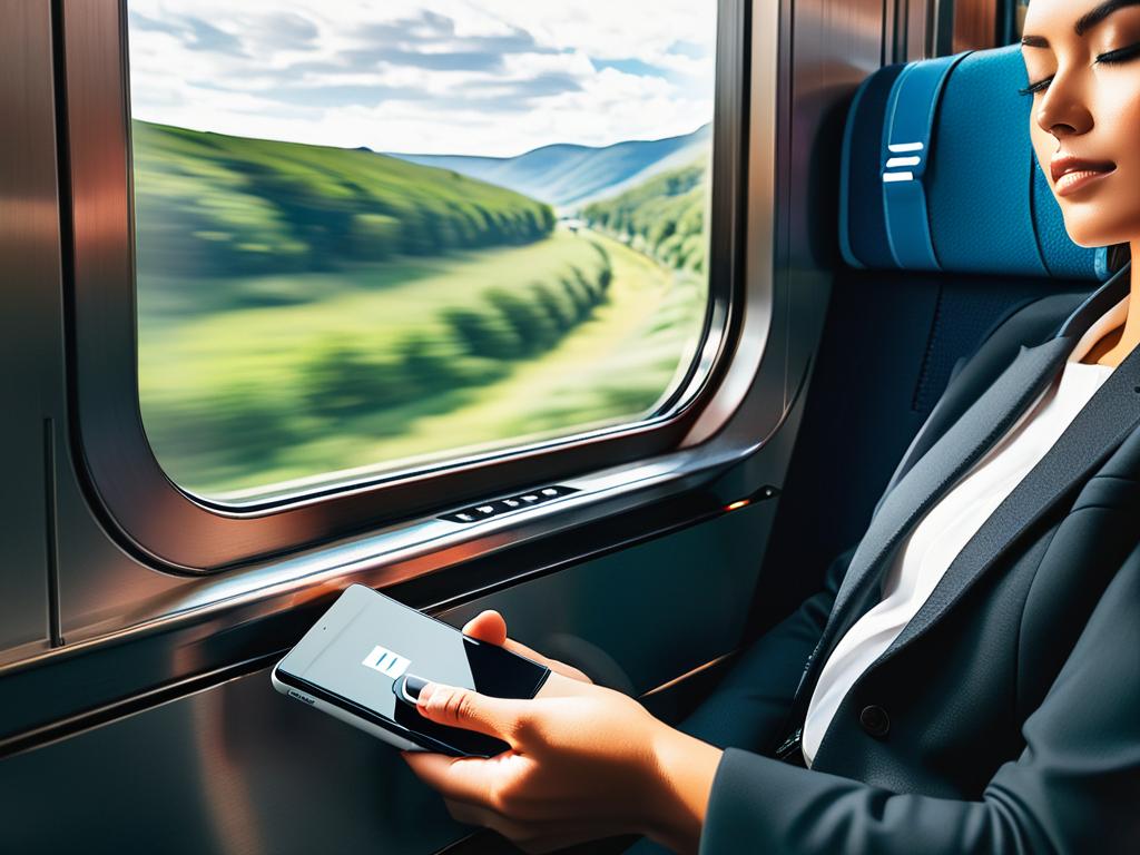 Зарядка планшета и телефона в поезде