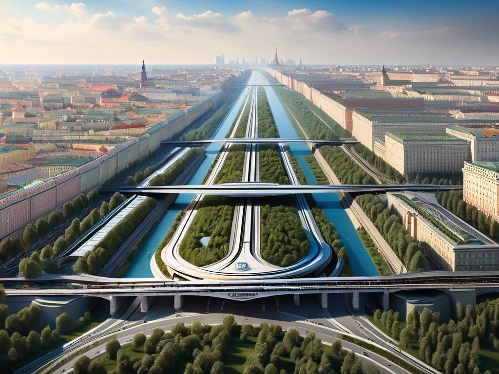Главное фото - схема Московского метро на 2030 год
