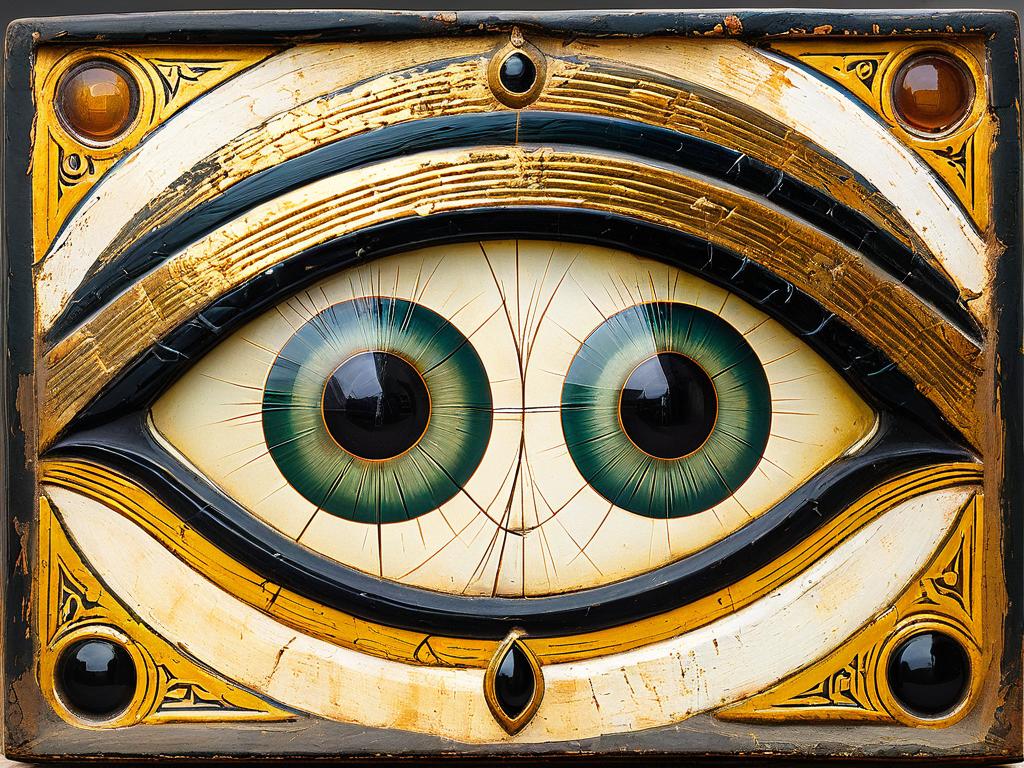 Древнерусская икона, изображающая глаза