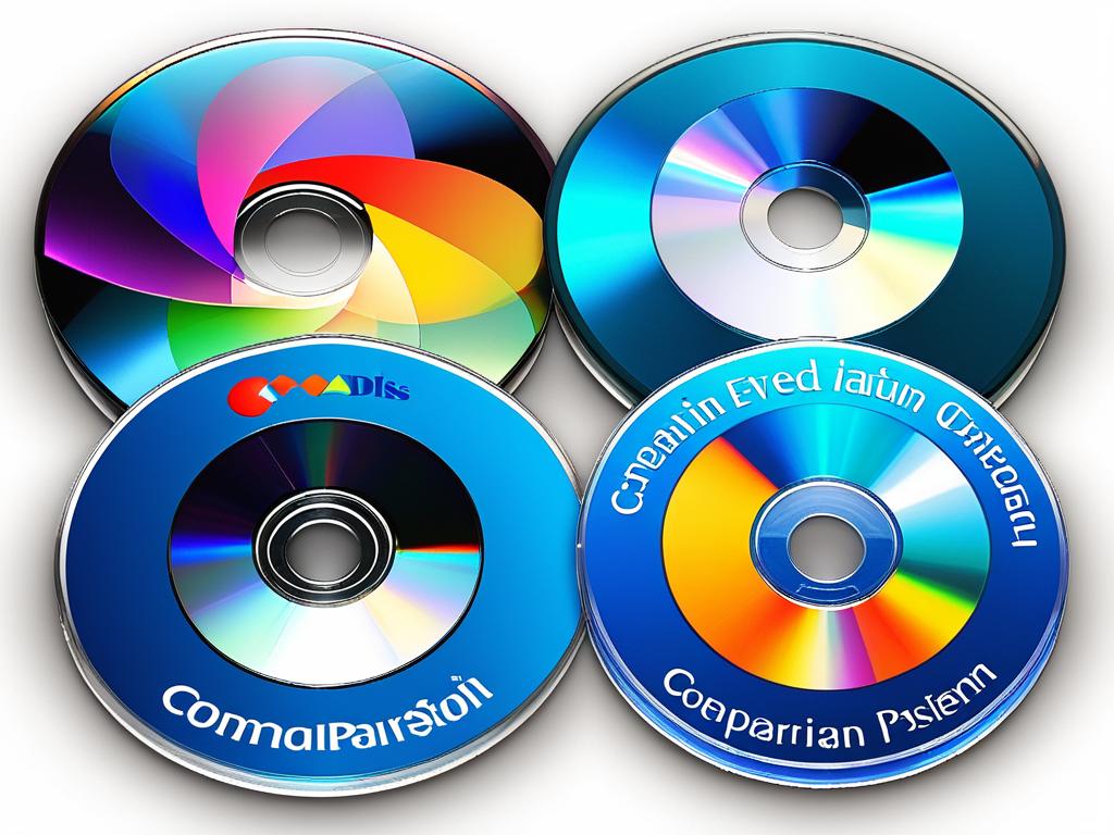 Диски с логотипами разных операционных систем