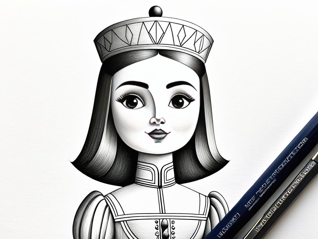 Пошаговая инструкция рисования фигуры щелкунчика простым карандашом
