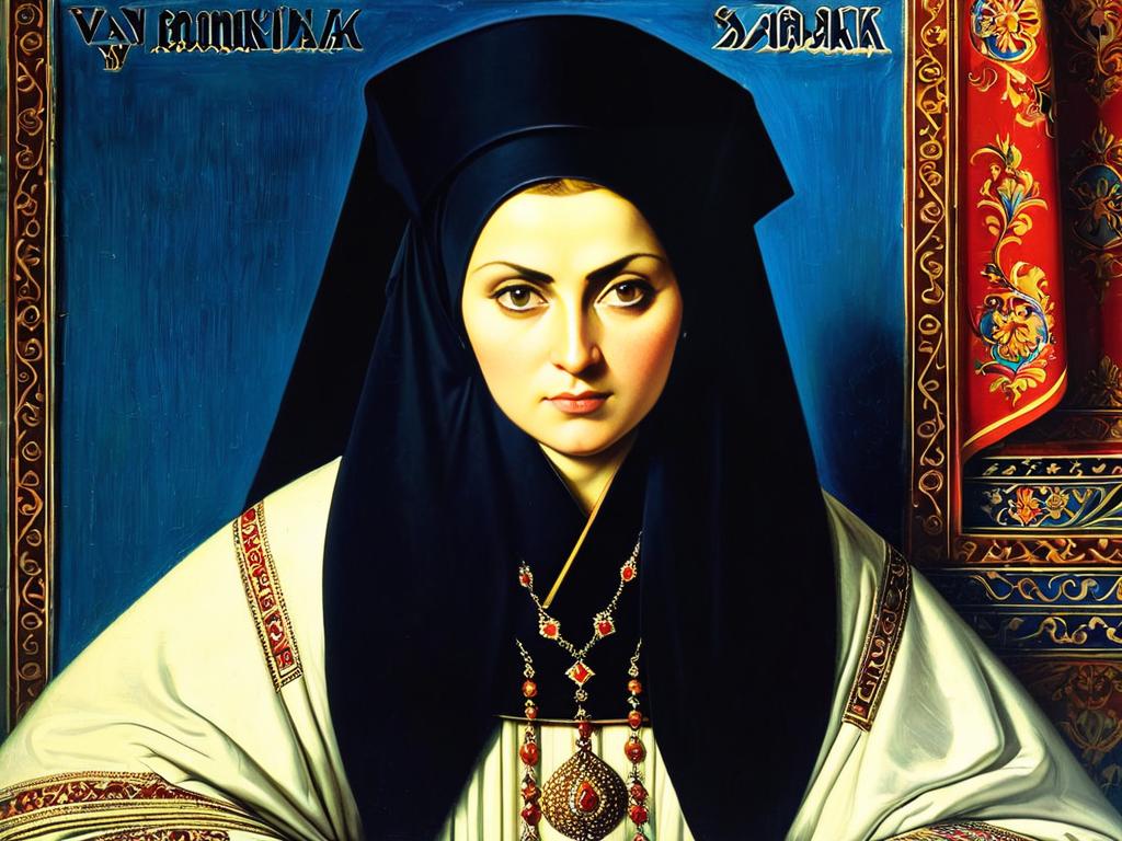 Портрет третьей жены Ивана Грозного Марфы Собакиной