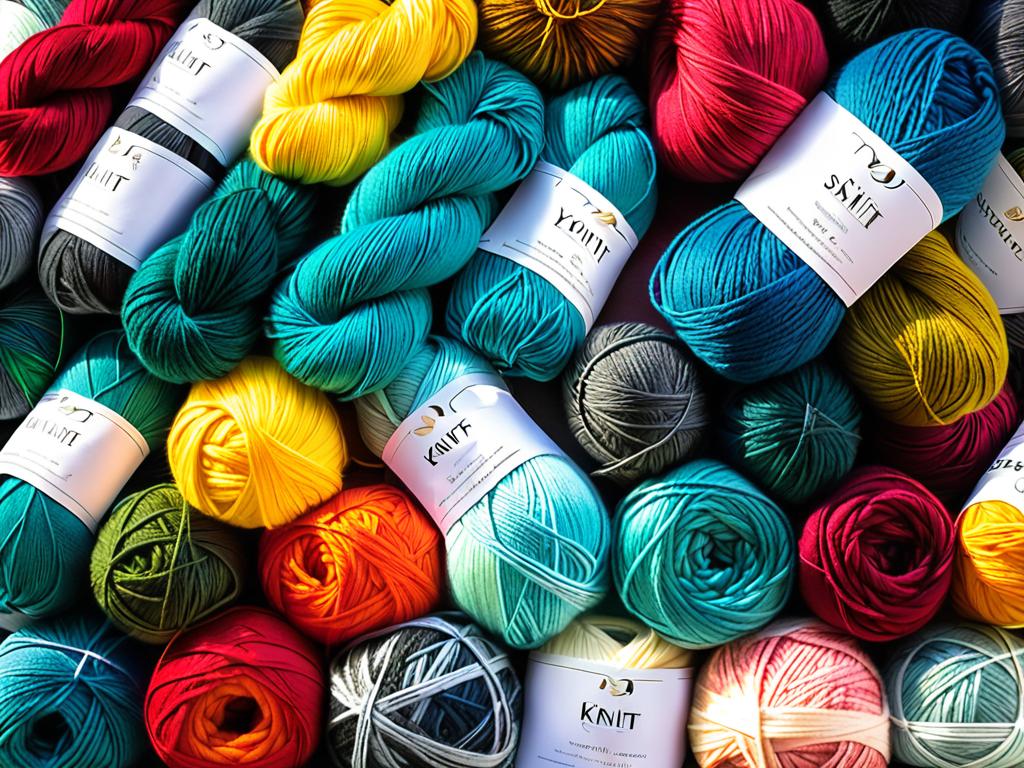 Разноцветная пряжа для вязания носков