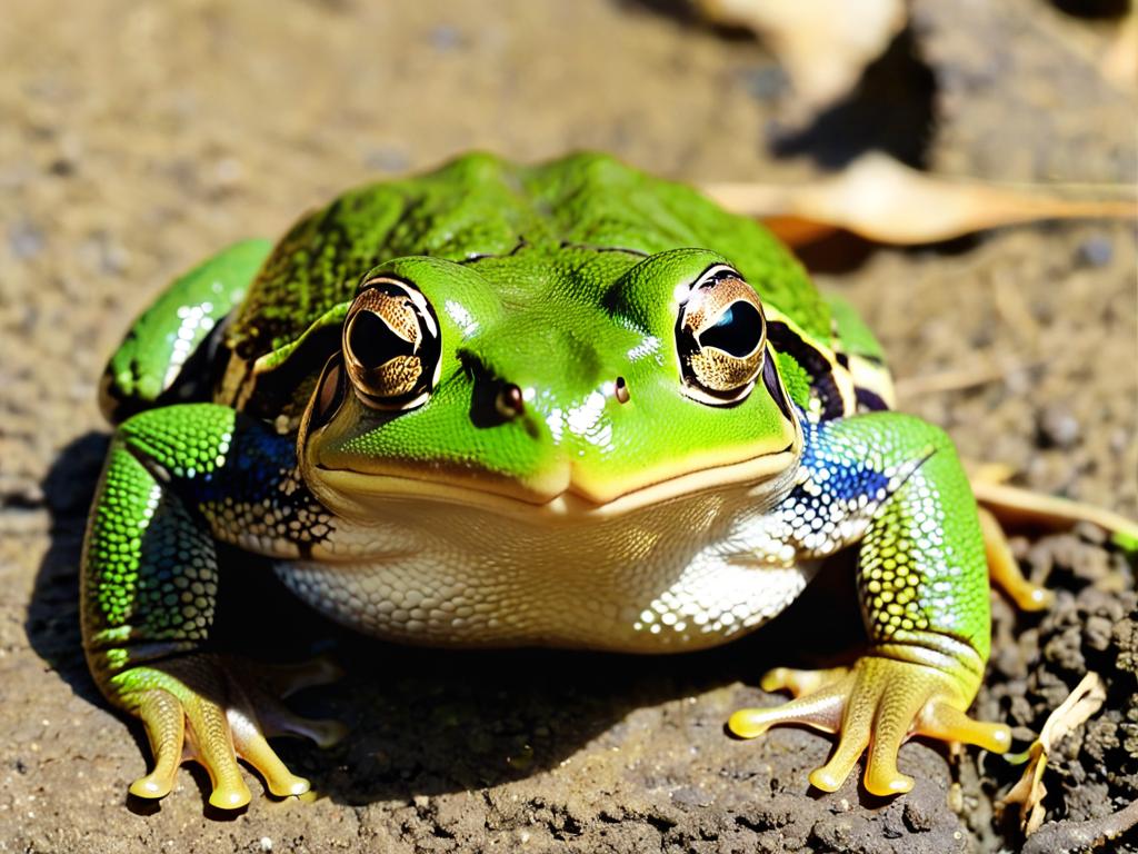 Сравнение лягушки и жабы - лягушка с более выпуклыми глазами