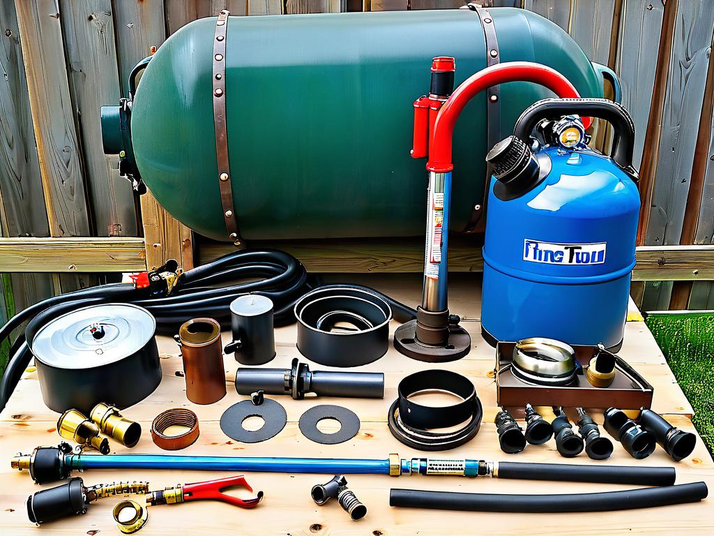 Инструменты и материалы для изготовления самодельной газовой горелки: сварочный аппарат, дрель,