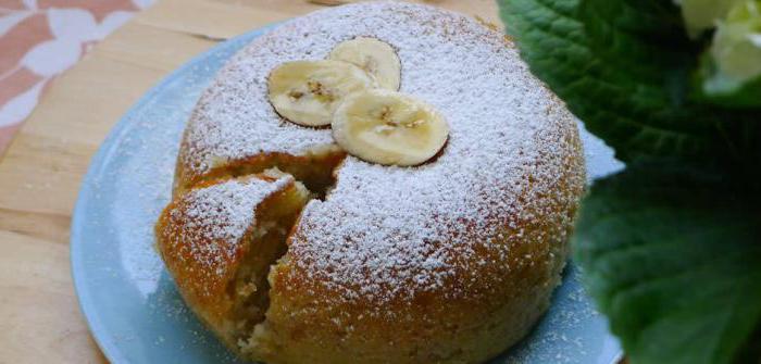 Пирог из банана: рецепт приготовления