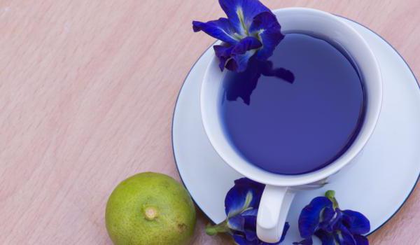 тайский голубой чай