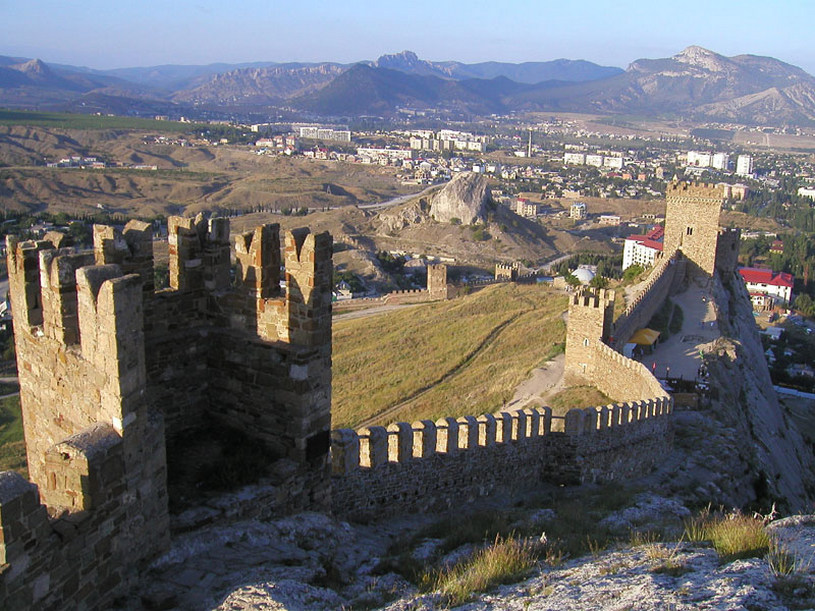 Вид из крепости