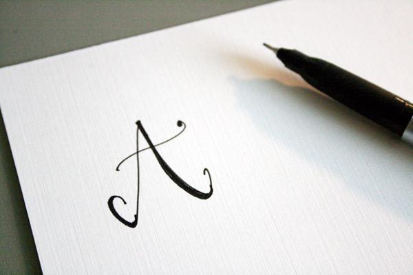 Как рисовать красивые буквы