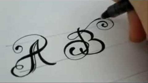 Как красиво нарисовать буквы