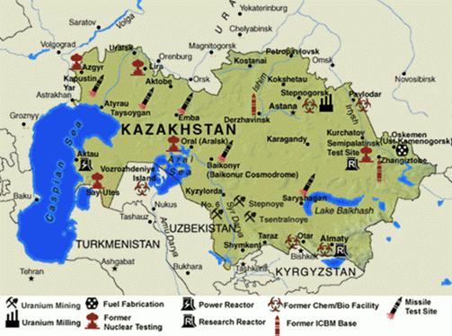 Казахстан площадь территории