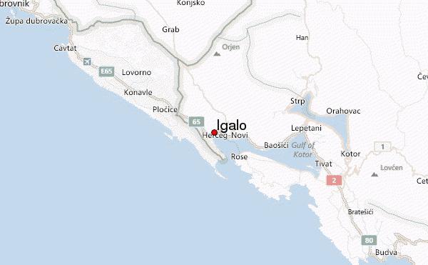 Where is Igalo, Montenegro