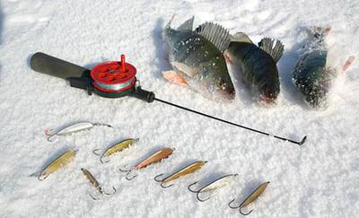 Зимняя рыбалка блесна на окуня