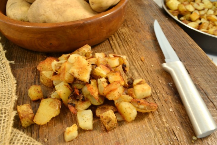 рецепт жареного картофеля