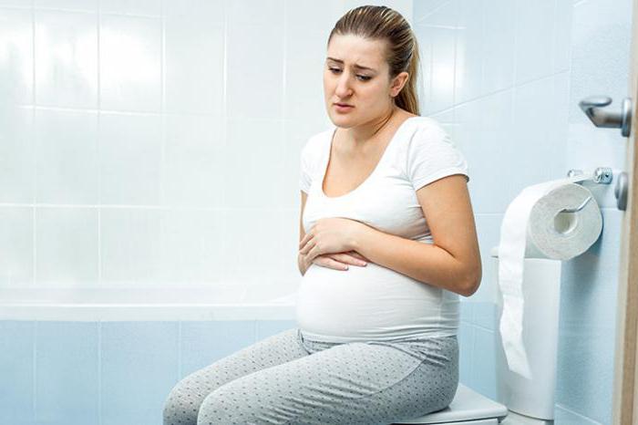 запор у беременных на поздних сроках
