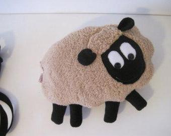 подушка-игрушка овечка своими руками