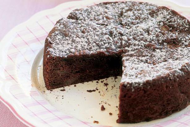  шоколадный пирог на кефире фото