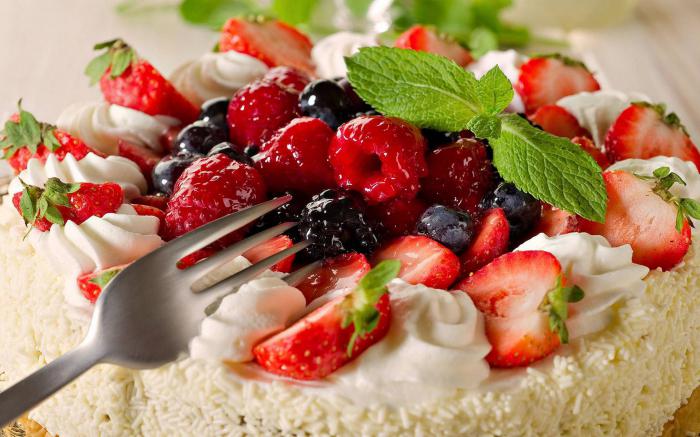 рецепт торта с ягодами