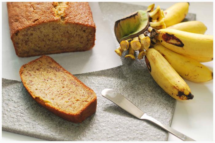 Диетический банановый хлеб: рецепт