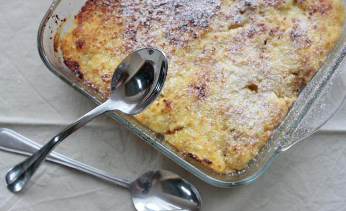 рецепт творожной запеканки с яблоками в духовке 