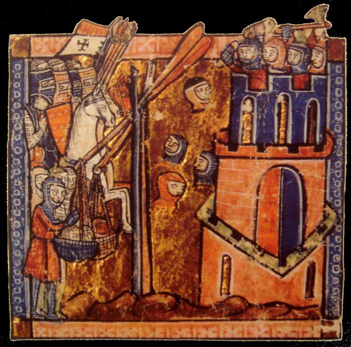 участники первого крестового похода таблица 