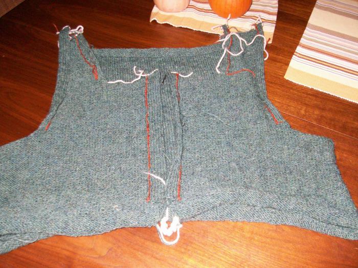свитер спицами женский схема