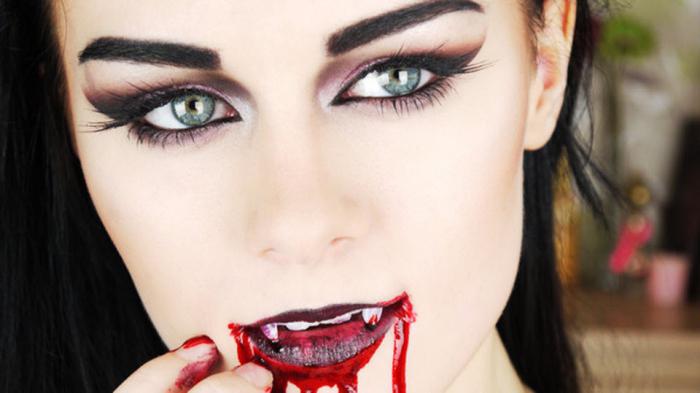 макияж вампирши в домашних условиях