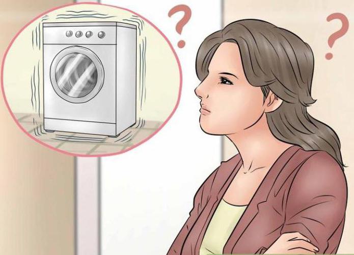 почему стиральная машинка прыгает при отжиме