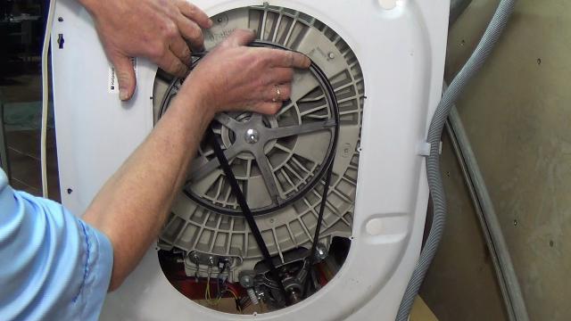 замена ремня на стиральной машине
