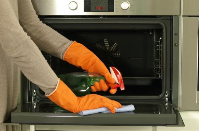 как почистить духовку от нагара