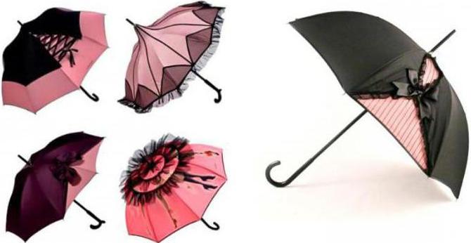 зонт необычной формы
