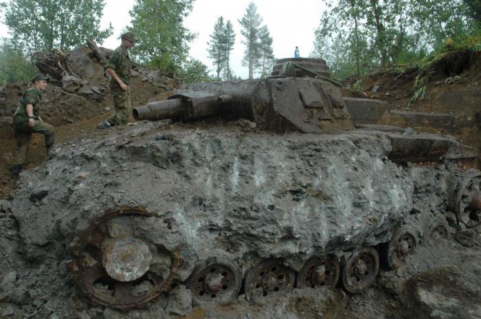 раскопки танков великой отечественной войны