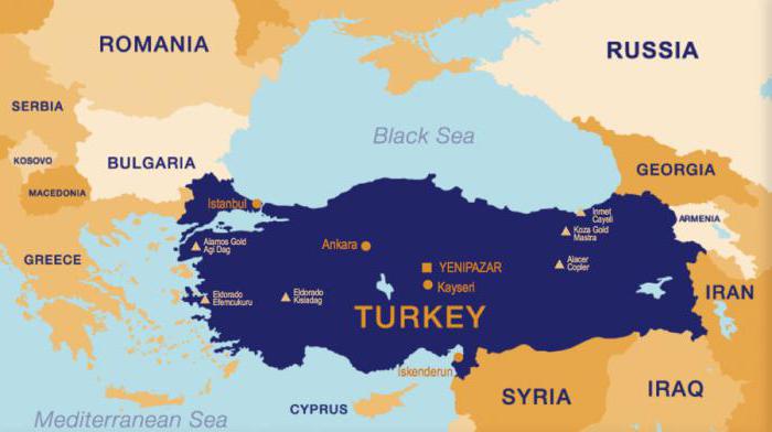 экономико географическое положение Турции