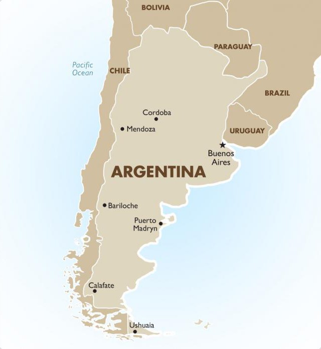 аргентина географическое положение
