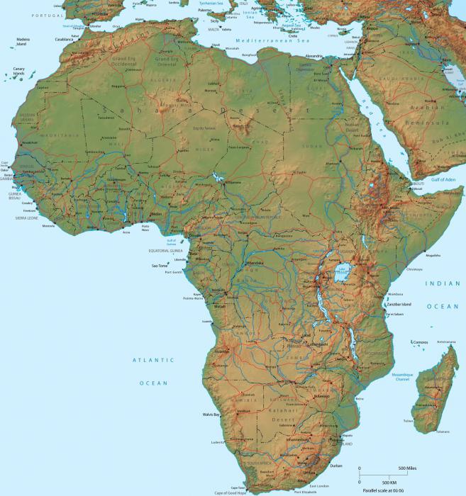 география Африка