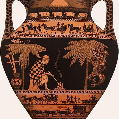 греческая ваза амфора