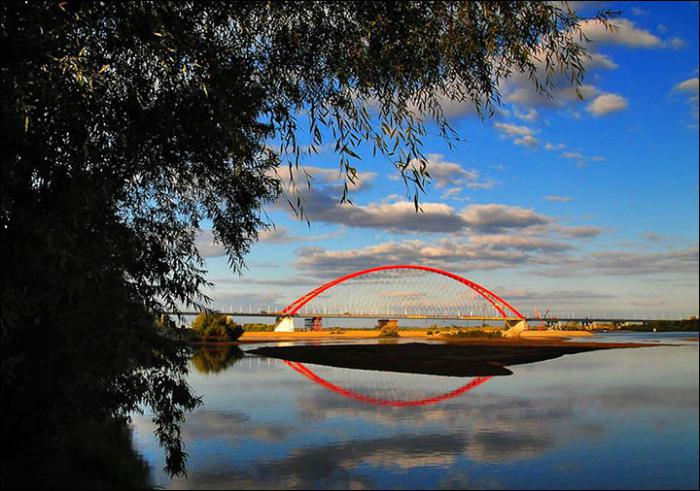 новый мост в Новосибирске 