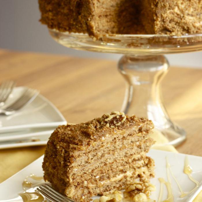 Легкий рецепт медового торта