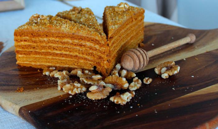 Легкий рецепт медового торта