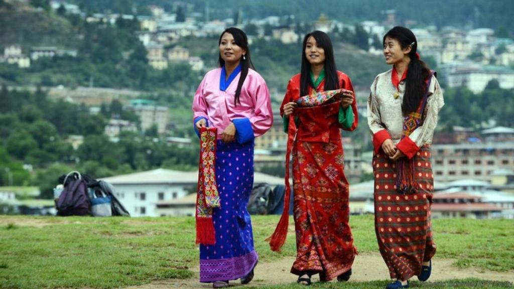 Национальный костюм в Бутане