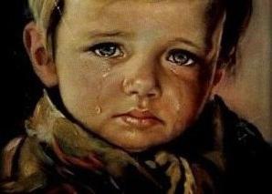 картина «Плачущий мальчик» 