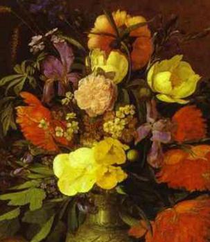 картина хруцкого цветы и плоды