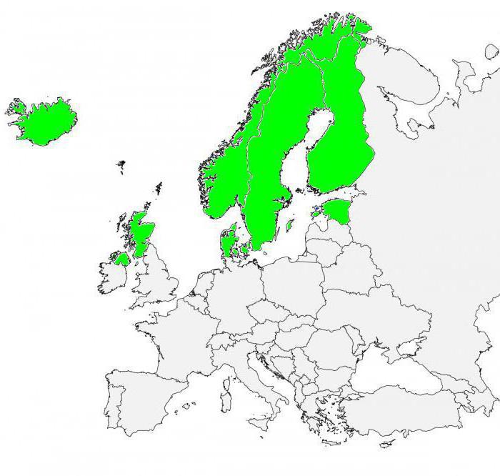 Северная Европа: страны и столицы