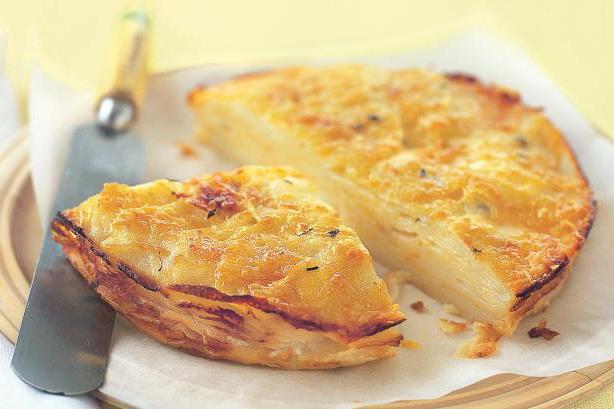 пирог с картошкой и сыром в духовке