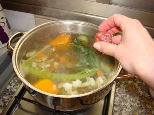 рисовый суп с фрикадельками