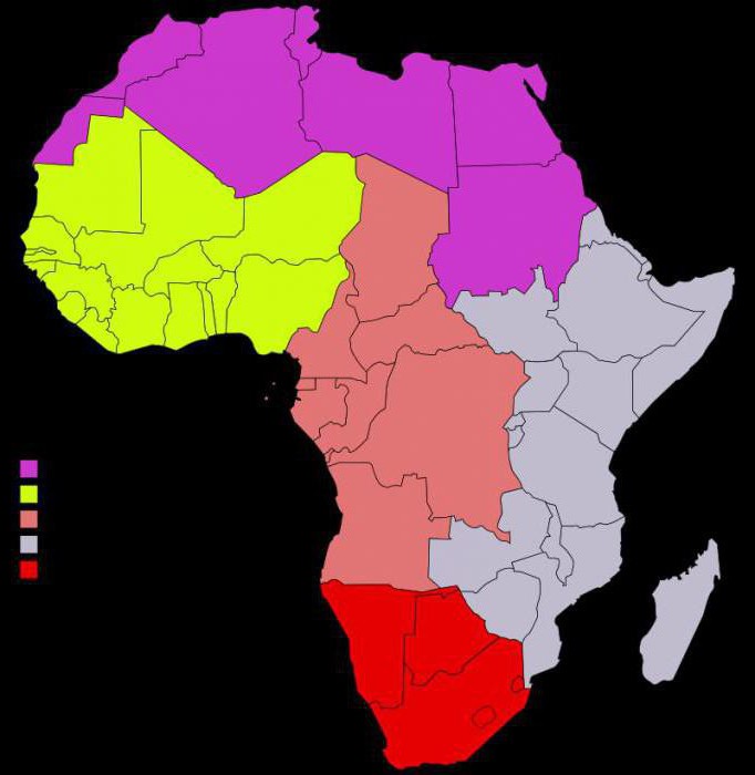 африка субрегионы