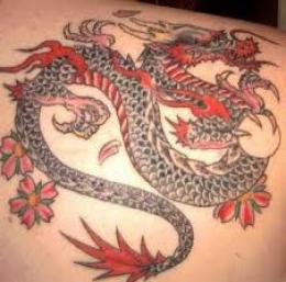 татуировки в виде дракона