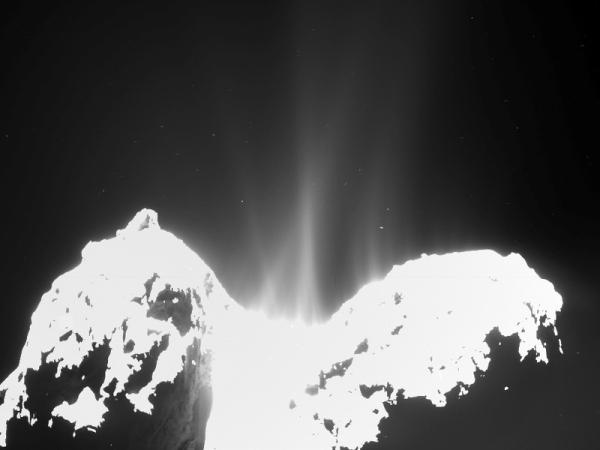 посадка на поверхность кометы
