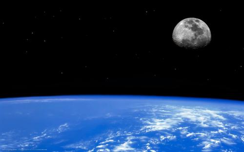 орбита земли и орбита луны